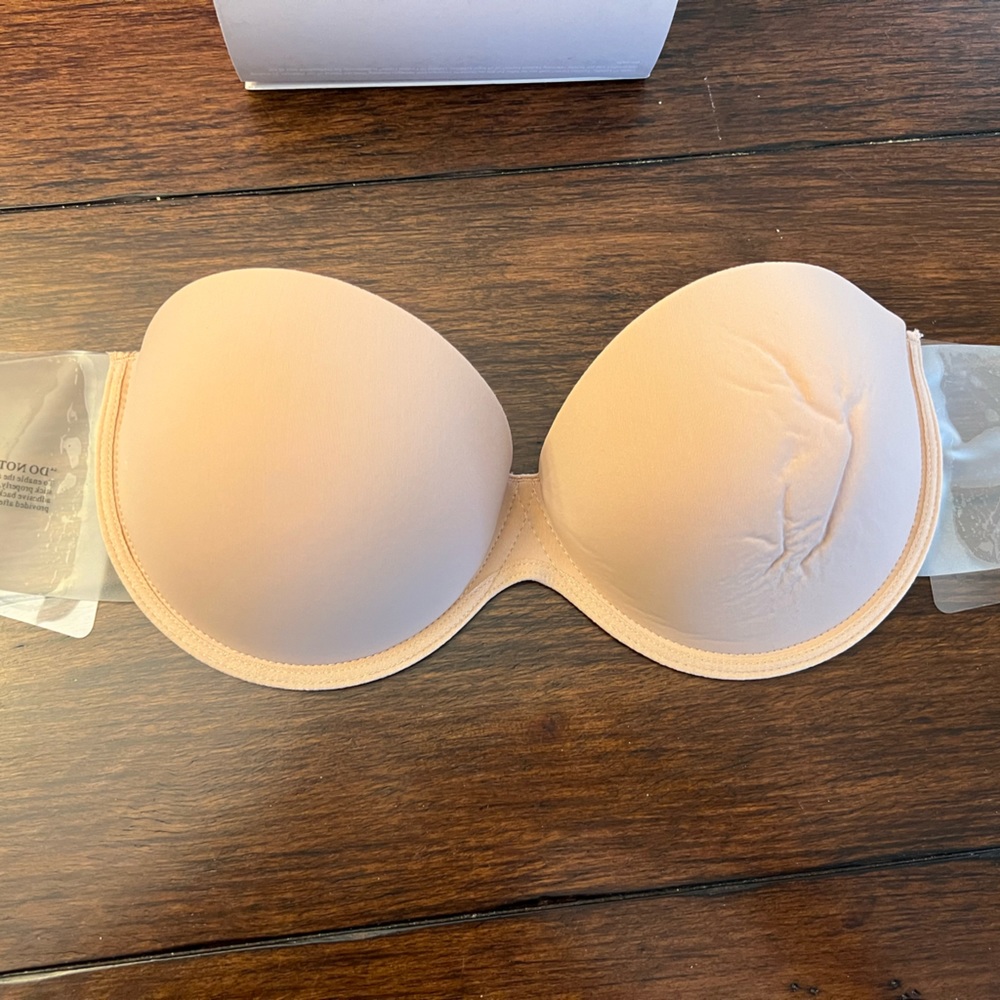 Go Bare backless strapless bra nude color